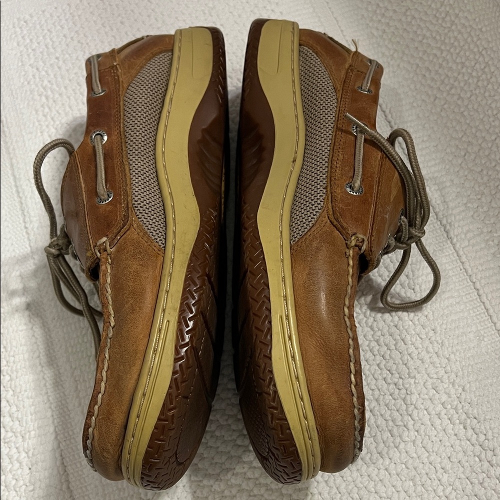 Sperry Brown Leather Boat Shoes